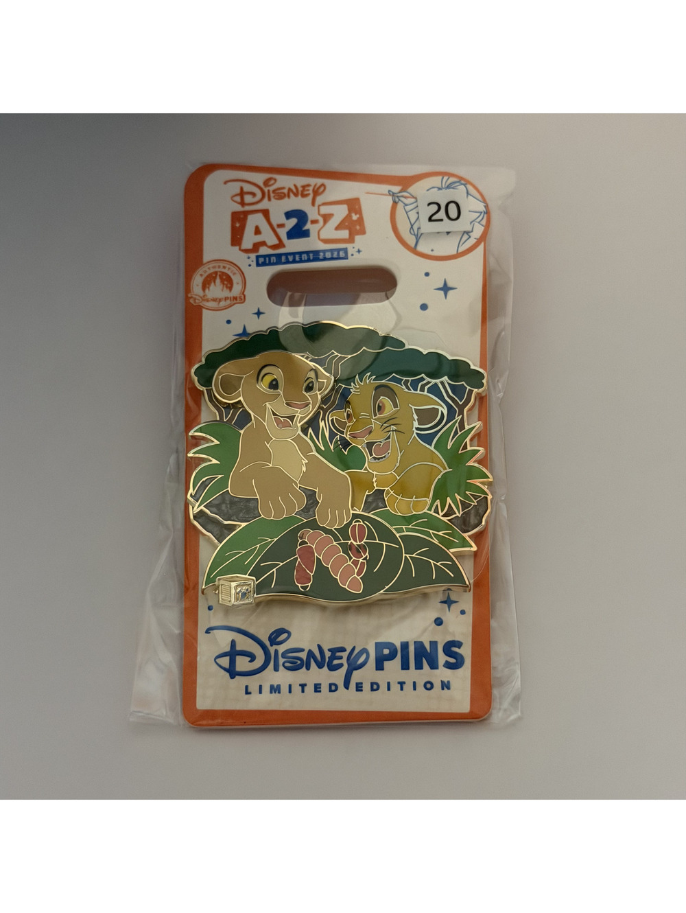 Disney Parks 2026 A-2-Z Pin Event N is for Nala Lion King Simba LE 650